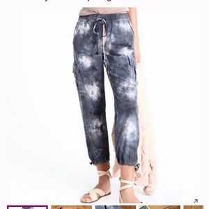 Sanctuary X Anthropologie Tie Dye Cargo Pants. Size M
